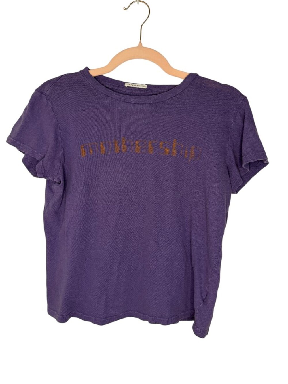 MOTHER "Mothership" Graphic Short Sleeve Tee – Purple- M- MSRP $105